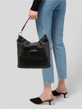 LONGCHAMP LEATHER HOBO BAG